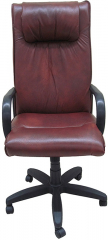Кресло офисное Артекс Стандарт М-РР экокожа коричневая