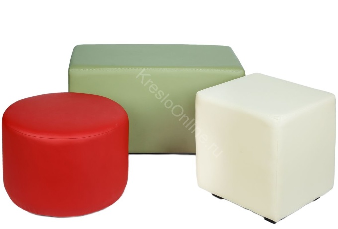 Пуфик офисный круглый 330*480