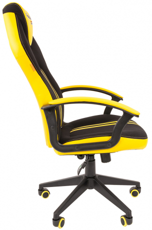 Игровое кресло Chairman Game 26 черный/желтый