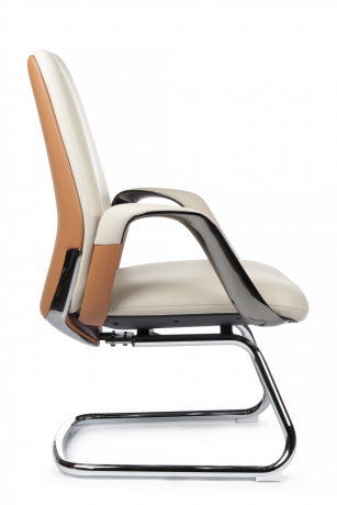 Кресло RV DESIGN Napoli-SF бежевый/кэмел