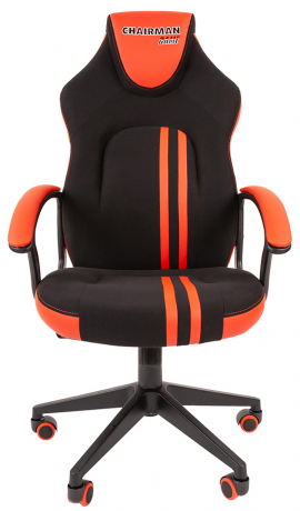 Игровое кресло Chairman Game 26 черный/красный