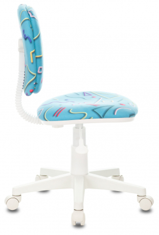 Детское компьютерное кресло Бюрократ CH-W204NX голубой Sticks 06