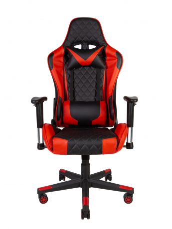 Игровое кресло Norden Lotus ONE черно-красная экокожа