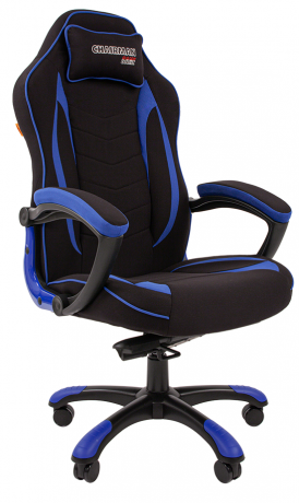 Игровое кресло Chairman Game 28 черный/синий