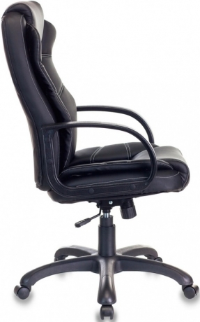 Кресло руководителя Бюрократ CH-839 черный экокожа