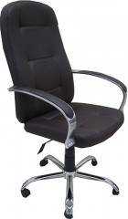 Офисное кресло руководителя Сенатор Ультра Хром экокожа шоколад