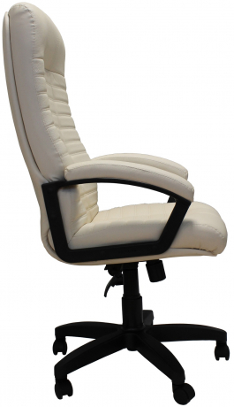 Кресло офисное Атлант XL кожа бежевая