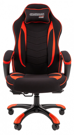 Игровое кресло Chairman Game 28 черный/красный