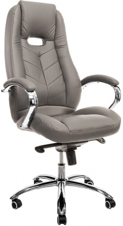 Кресло руководителя Everprof Drift M экокожа серая