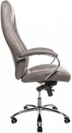 Кресло руководителя Everprof Drift M экокожа серая