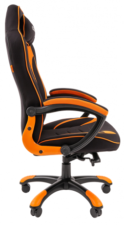 Игровое кресло Chairman Game 28 черный/оранжевый