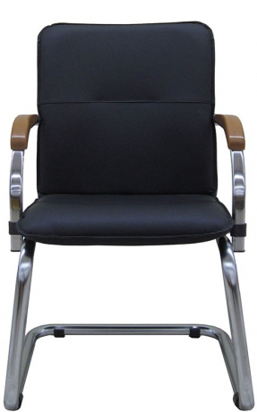 Стул офисный Самба Конференц кожзам черный