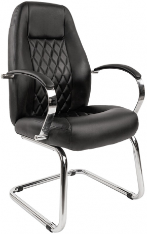 Офисное конференц-кресло Chairman 950 V экокожа черный