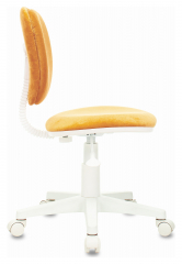 Детское компьютерное кресло Бюрократ CH-W204NX оранжевый Velvet 72