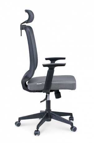 Кресло руководителя Norden Лондон офис black plastic серый