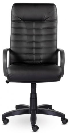 Кресло руководителя UTFC Орион В пластик экокожа Z-11 черная