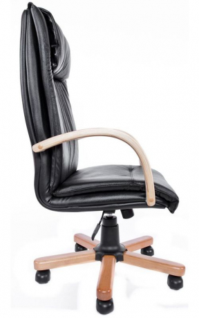 Офисное кресло руководителя Артекс Экстра экокожа черная