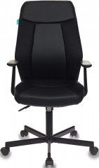 Компьютерное кресло Бюрократ CH-606 черный ткань/экокожа