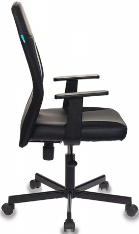 Компьютерное кресло Бюрократ CH-606 черный ткань/экокожа