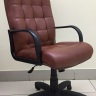 Кресло офисное Стиль Стандарт кожа коричневая