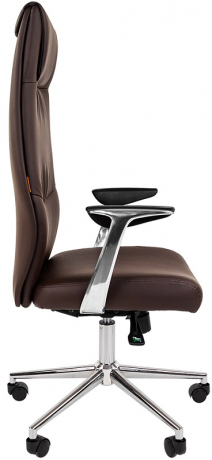 Офисное кресло руководителя Chairman VISTA эко коричневый