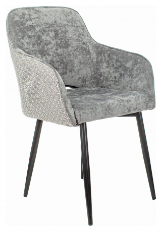 Стул для кухни Бюрократ KF-7 серый Light 19 антик