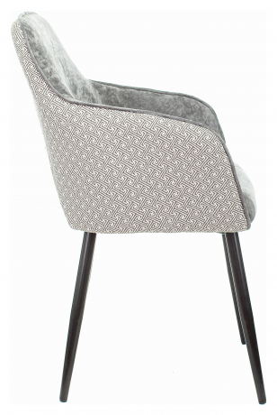 Стул для кухни Бюрократ KF-7 серый Light 19 антик