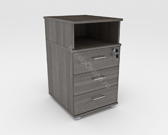 Тумба приставная Р-232 с замком (424х514х734)