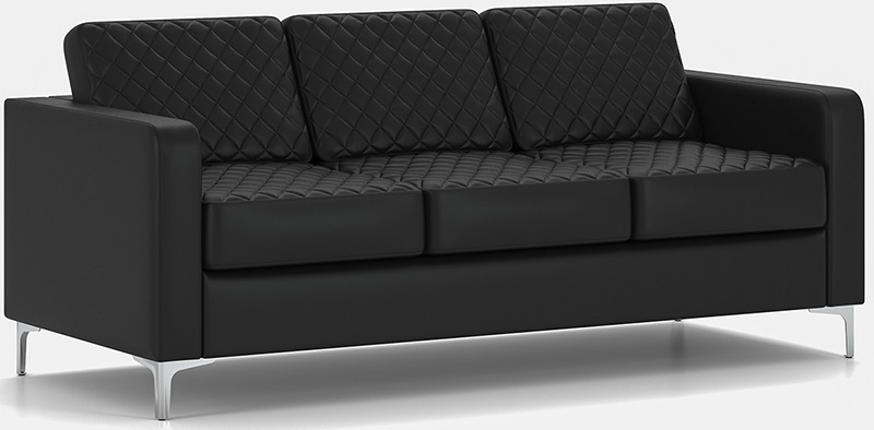 Диван офисный трехместный Актив