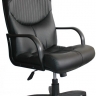 Кресло офисное Гермес Стандарт кожа черная