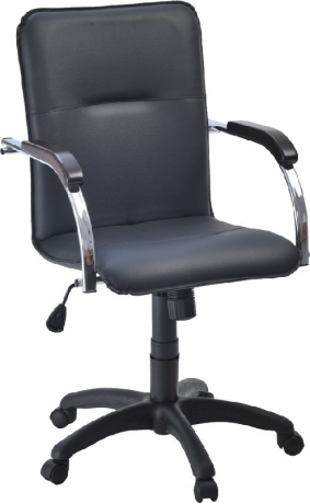 Кресло офисное Самба GTP PL кожзам черный