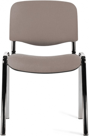 Стул офисный ИЗО хром светло-коричневая ткань