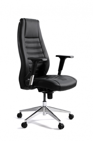 Кресло руководителя Norden Лорд черный экокожа