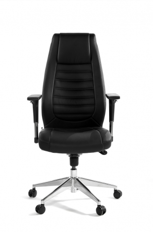 Кресло руководителя Norden Лорд черный экокожа