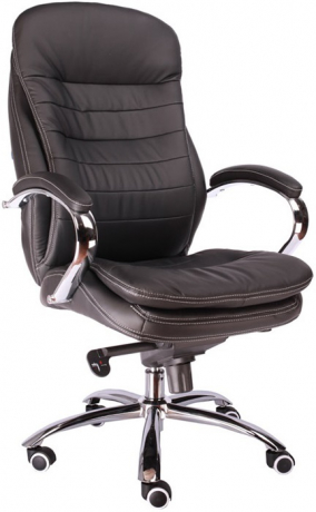 Кресло руководителя Everprof Valencia M экокожа черная
