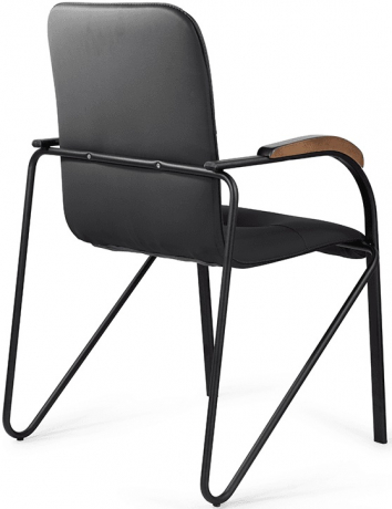 Стул офисный Самба кожзам черный