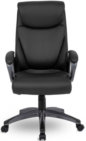 Офисное кресло руководителя Веста экокожа черный