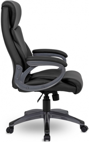Офисное кресло руководителя Веста экокожа черный