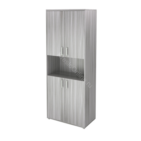 Шкаф офисный Аргентум НТ-580_НТ-600.2/2 (800*445*2050)