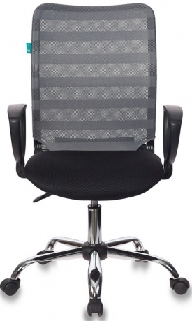 Компьютерное кресло Бюрократ CH-599AXSL серый/черный TW-32K03 сетка/ткань