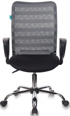 Компьютерное кресло Бюрократ CH-599AXSL серый/черный TW-32K03 сетка/ткань