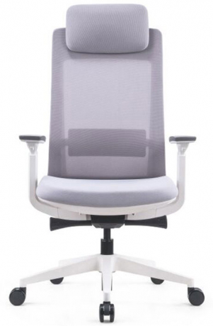 Кресло руководителя Norden Oslo серый/белый