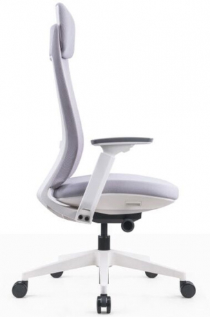 Кресло руководителя Norden Oslo серый/белый