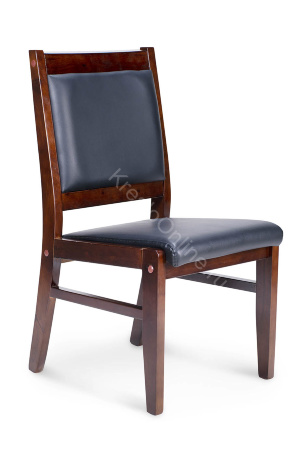 Стул Кент (черная экокожа)