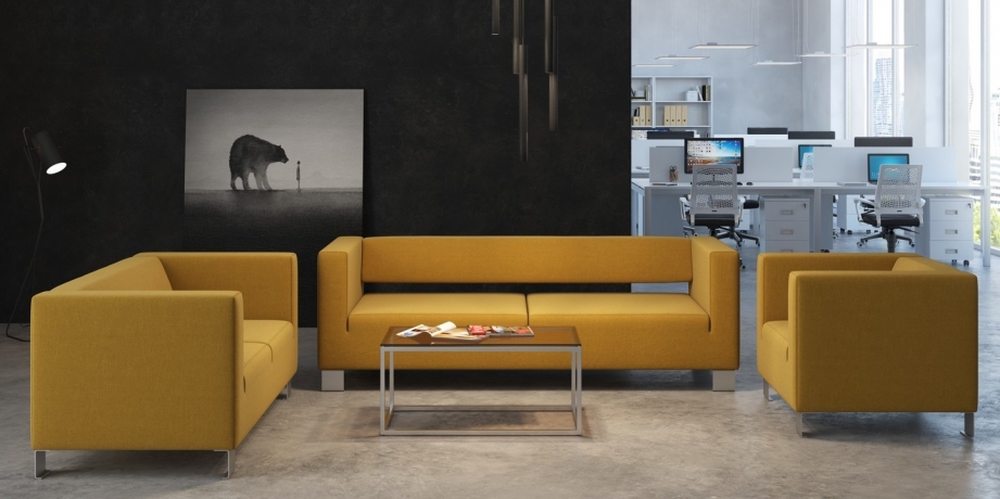 Диван офисный одноместный Грин