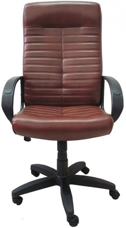 Компьютерное кресло Евростиль 480 экокожа коричневая