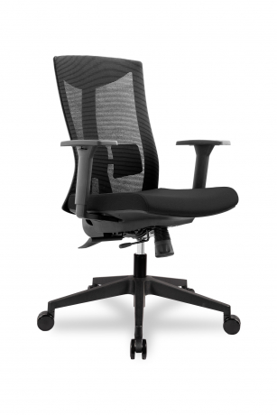 Ортопедическое компьютерное кресло College CLG-428 MBN-B Black