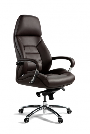 Кресло руководителя Norden Porsche коричневая кожа