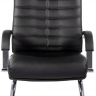 Конференц-кресло UTFC Орион В/п хром экокожа черная