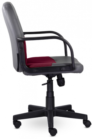 Компьютерное кресло UTFC Фест К-11 Комби Н пластик Z/E серый/бордовый